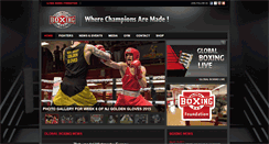 Desktop Screenshot of globalboxing.com